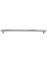 Anwick Rectangular Cabinet Pull - 12 1/2 inch Center-to-Center in Polished Nickel.
